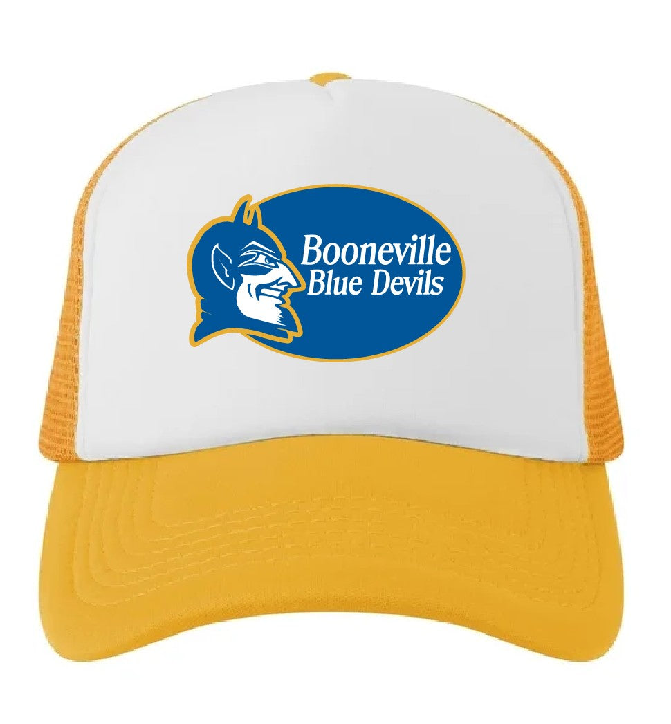 Booneville, Oval Logo Trucker Hat