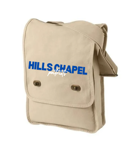 Hills Chapel canvas field bag
