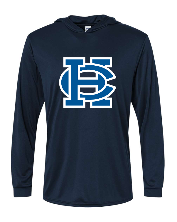 HC long sleeve hooded t shirt