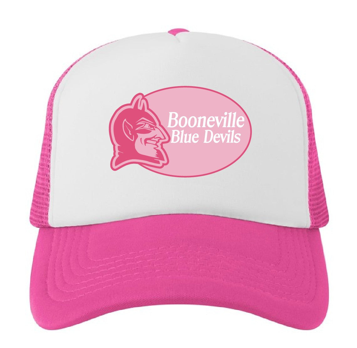 Booneville, Oval Logo Trucker Hat