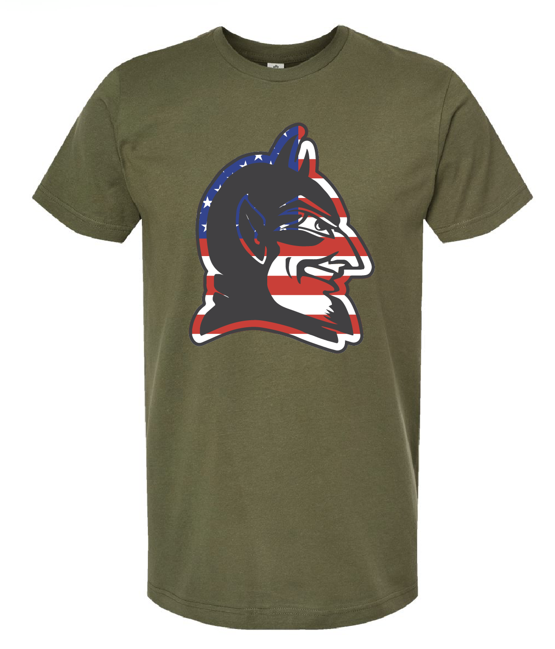 Blue Devils American Flag