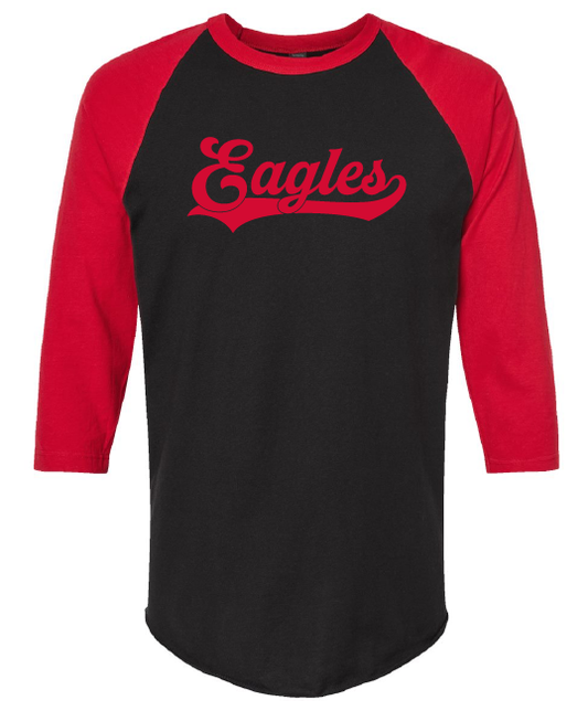 Eagles retro 3/4 sleeve shirt